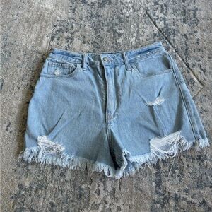 Hollister Ultra High-Rise Mom Jean Shorts